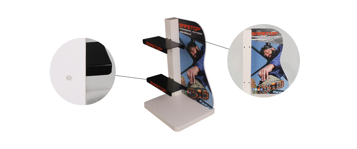 定制現(xiàn)代金屬柜臺運動鞋攀巖靴展示架 工廠直銷 定制現(xiàn)代金屬柜臺運動鞋攀巖靴展示架 工廠直銷