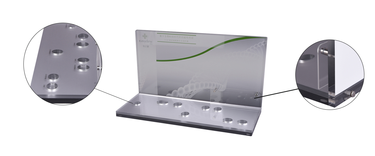 亞克力臺面護(hù)膚品展示架 亞克力臺面護(hù)膚品展示架