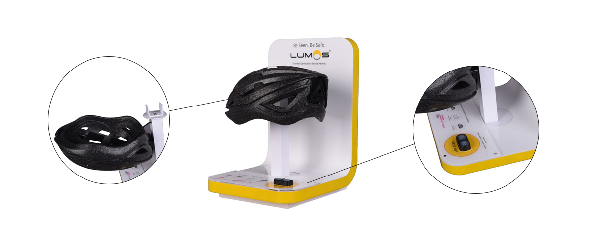 定制高端臺面亞克力臺面頭盔展架 賣場專供 定制高端臺面亞克力臺面頭盔展架 賣場專供