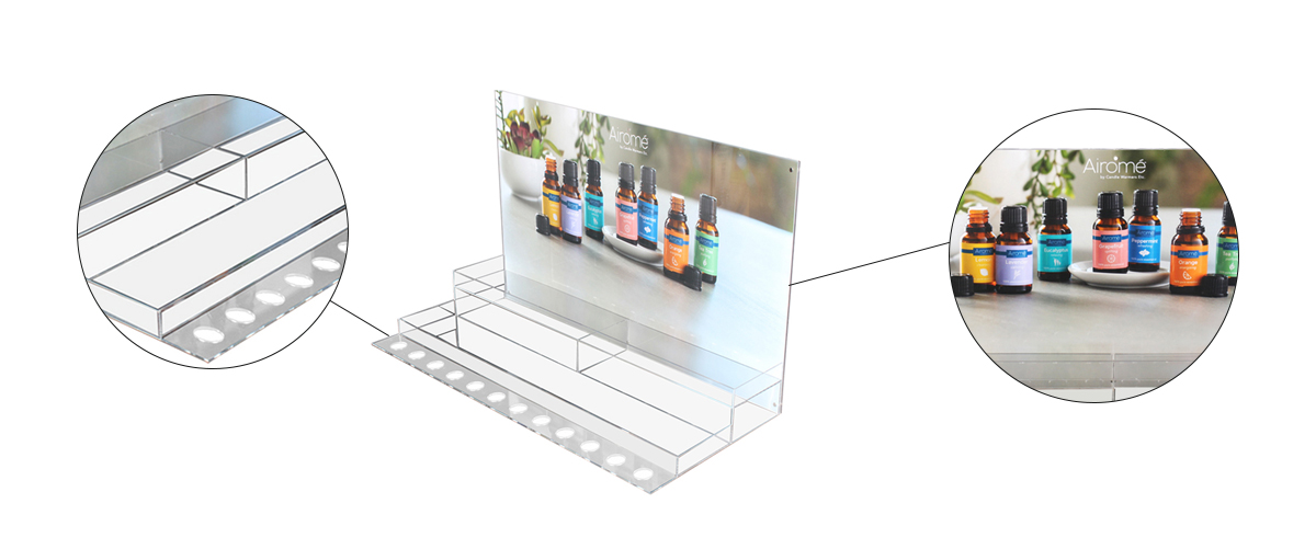 高性價比的臺式透明亞克力精油展示架批發(fā)定制 高性價比的臺式透明亞克力精油展示架批發(fā)定制